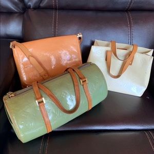 Louis Vuitton Vernis orange Thompson